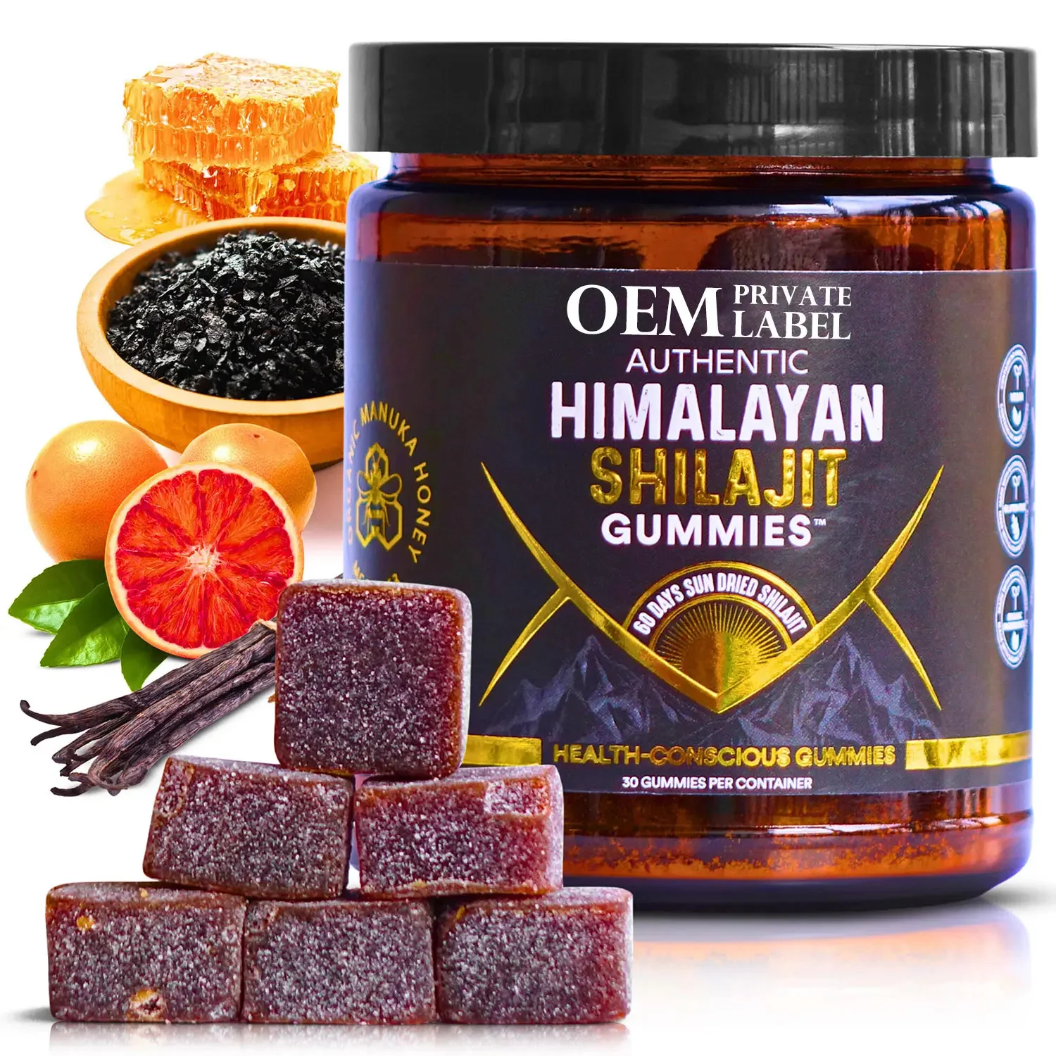 Oem Organic Pure Himalayan Vitamins With Lions Mane The Best Shilajit ...