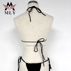 MLY Micro Bikini Extreme G-String Thong Bikini Sexy Mini Bathing Suit for Women