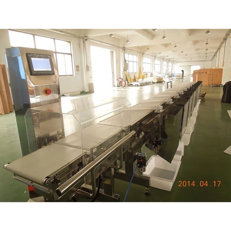 Automatic 6 Levels Fish Meat Weight Sorting Sorter Machine