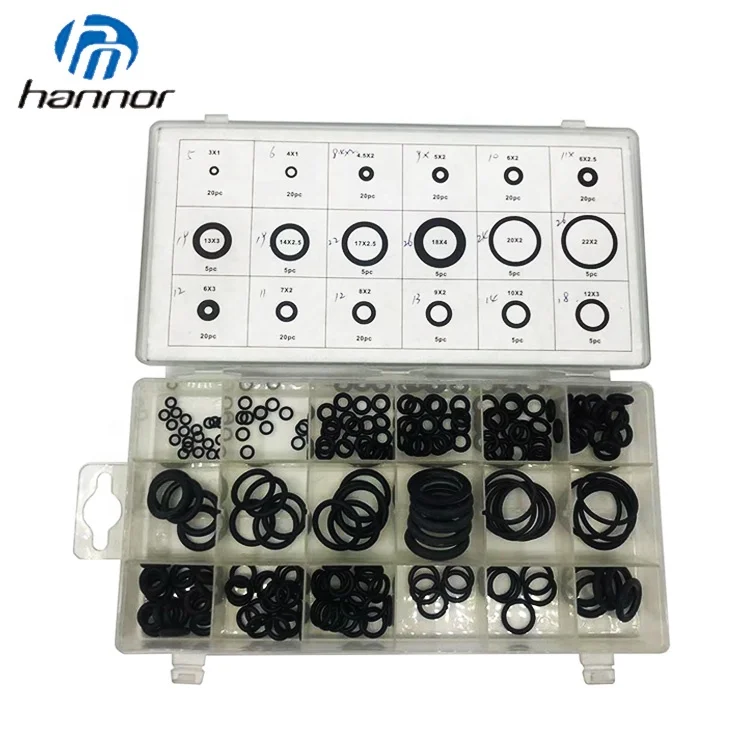 hannor w-8085 225 pc o-ring assortment