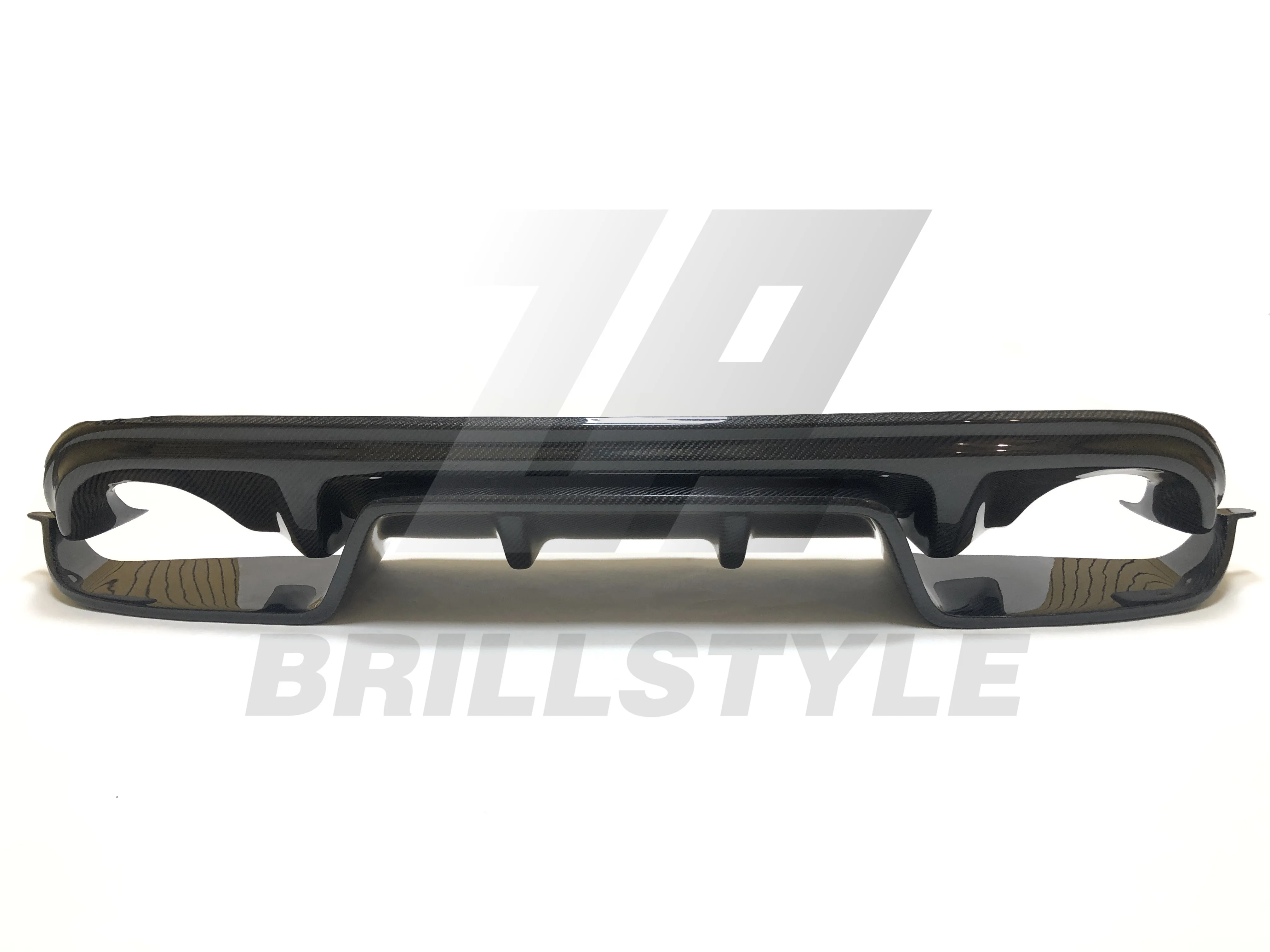 Q50 Car Bumper Rear Diffuser For Infiniti Q50 Real Carbon Fiber Rear ...