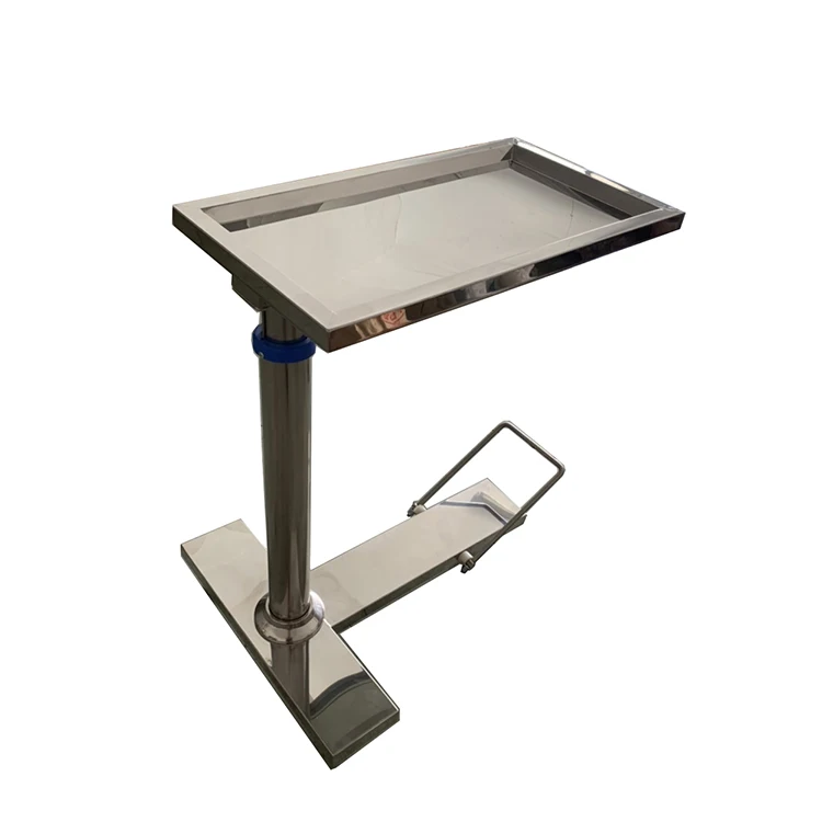 Stainless steel instrument table