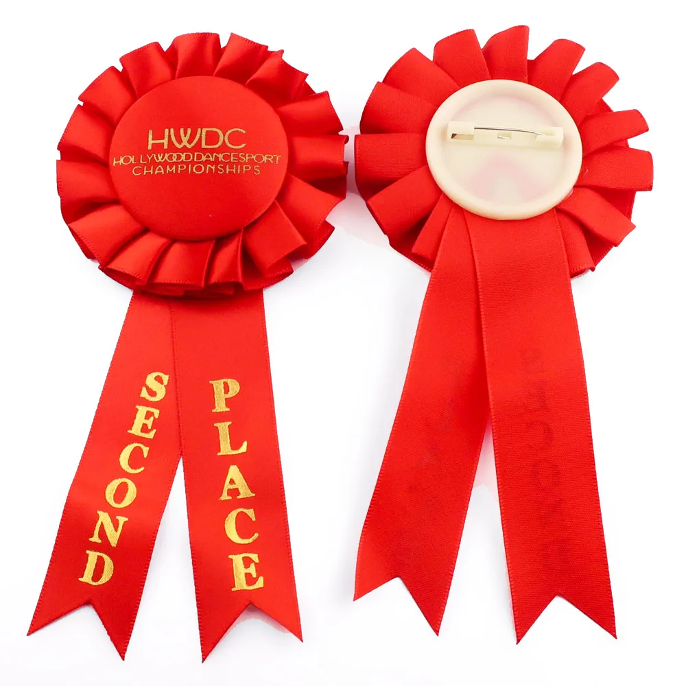 Customized 1st, 2nd, 3rd Award Ribbons - Durable & Stylish