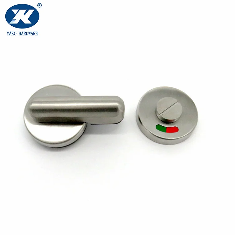 Top Quality Factory Public Bathroom Thumb Turn Locks Toilet Wc Hotel  Hardware Accessories Red Green Sign