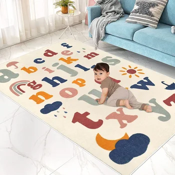 Baby Play Mat with Non-Slip Backing, 1.2 Thick Memory Foam Soft Padded  Carpet for Living Room/Bedroom, 5x7 ft Rug for Kids, Toddler, Children,  Nusery