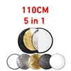 110cm  5in 1 Round Shape - Black