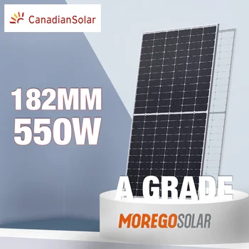 Canadian Solar Panel Price 540w 545w 550w Mono Half Cell Solar Panel ...