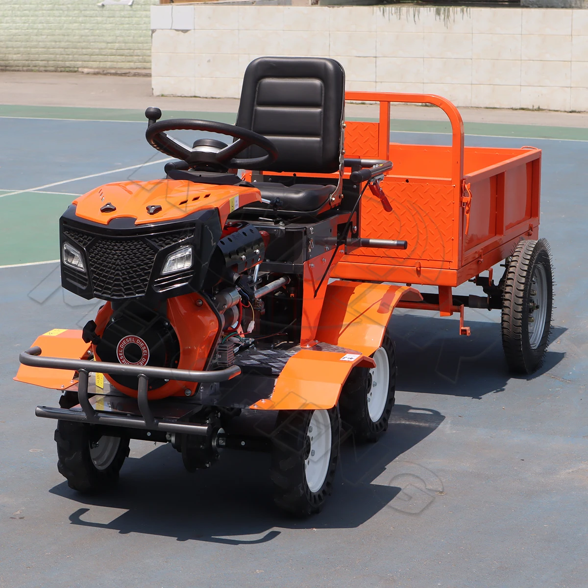 product multi land 4wd ride on cultivator diesel engine motocultivador motoculteur 15hp rotary tiller motocultor for agricultural use-6