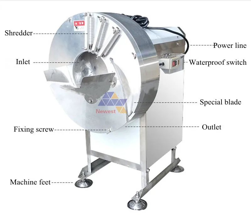 Radish Slicer Carrot Shredder Ginger Slicing Machine Olive