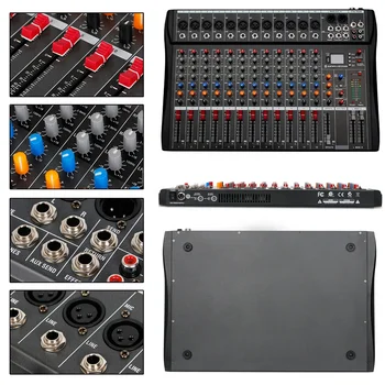 Depusheng DX12 プロフェッショナルミキサーコンソール 48Vファンタム