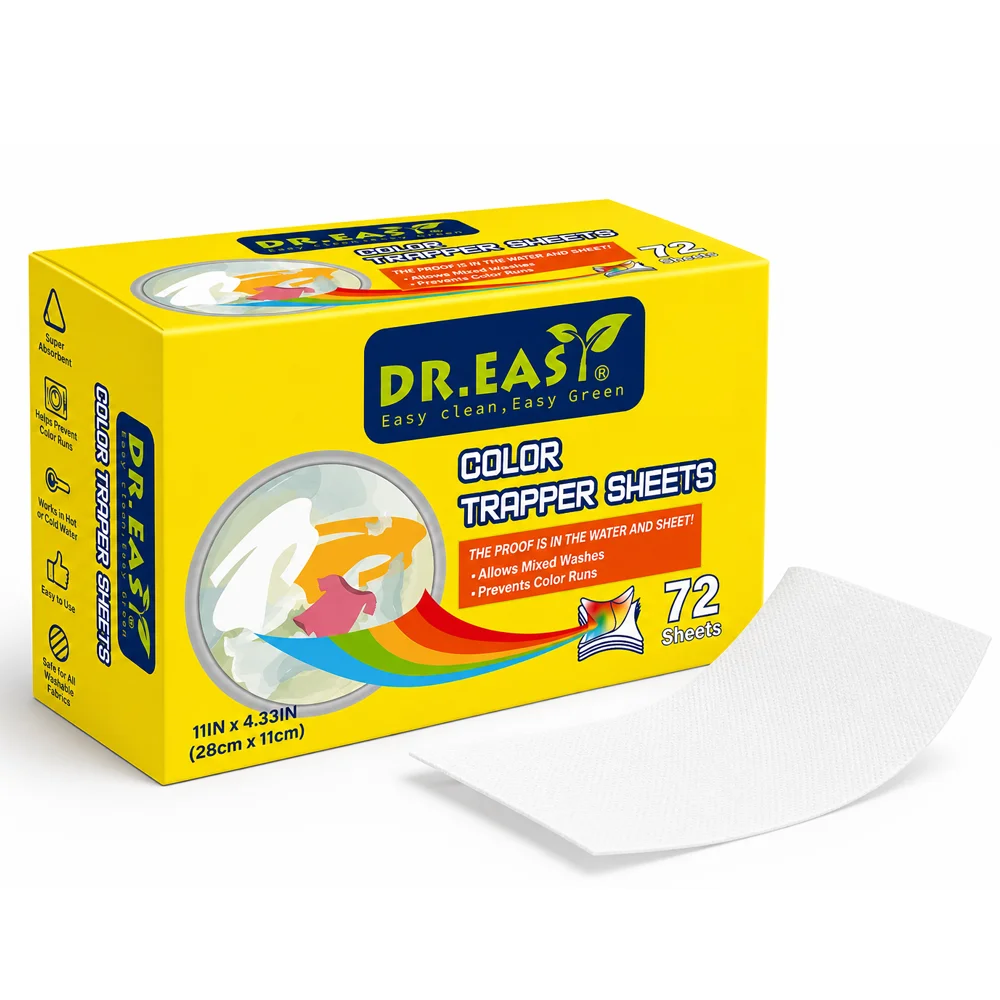 2026 New Arrive Color Catcher Sheet Laundry Sheets 72 Count Color Trapper Sheets Dye Catcher