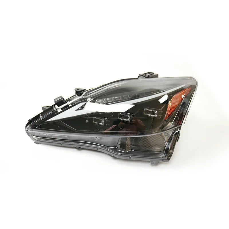 product full led 3 lens headlights car head light led headlamp for lexus is is250 is350 headlight head lamps 2006   2012 plug and play-14