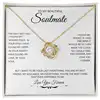 Gold Necklace + Card Gift Box