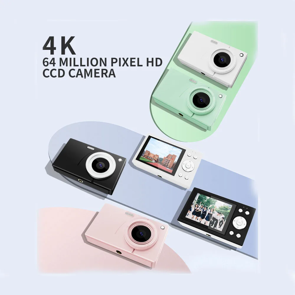 Trending HD CCD Digital Camera Photo Video Recorder Compact Device School Students Daily Use Portable Photography