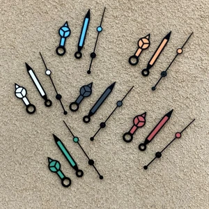 OEM New Watch Accessories & Parts Black Edged Green Luminous Hands Compatible with NH35 NH36 4R 7S Automatic Movement