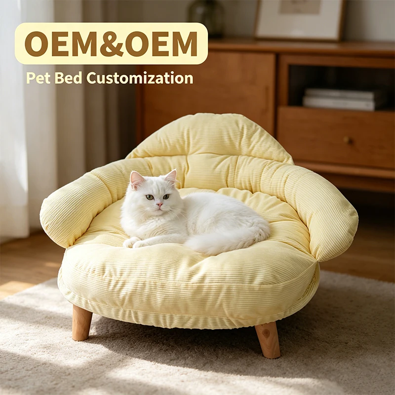 Soft breathable pet sofa bed overview