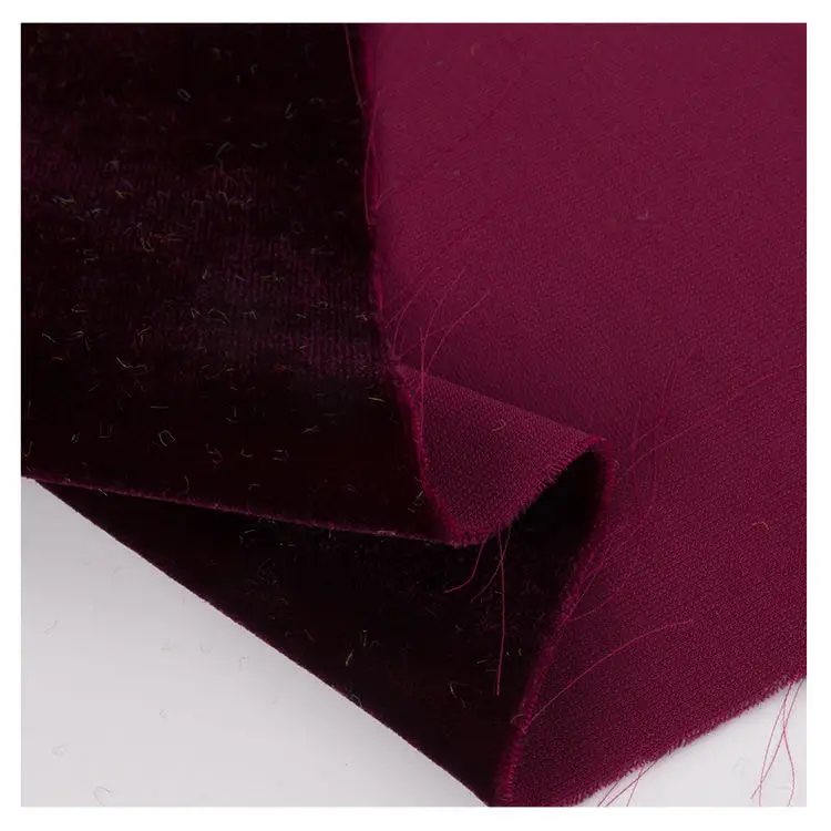 Маленький минимальный заказ оптовая продажа велюровая ткань многоцветная шелковая