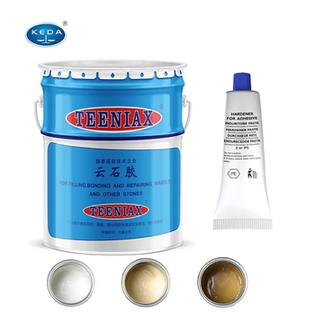 KEDA Teeniax China Factory Supply 1L 4L 19L Transparent White Fast Cure Customized Stone Adhesive Glue For Marbles