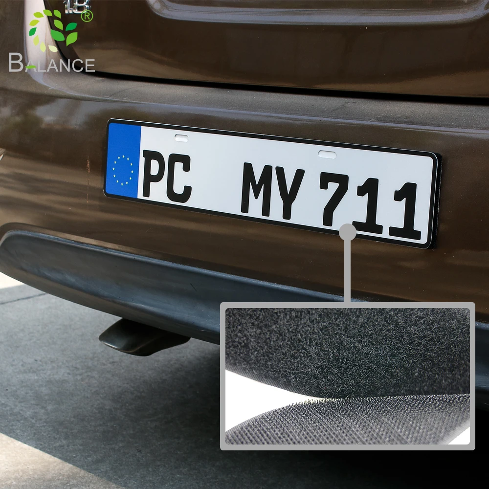 Frameless Retractable Promotion Car Number Plate Holder License Plate Frame