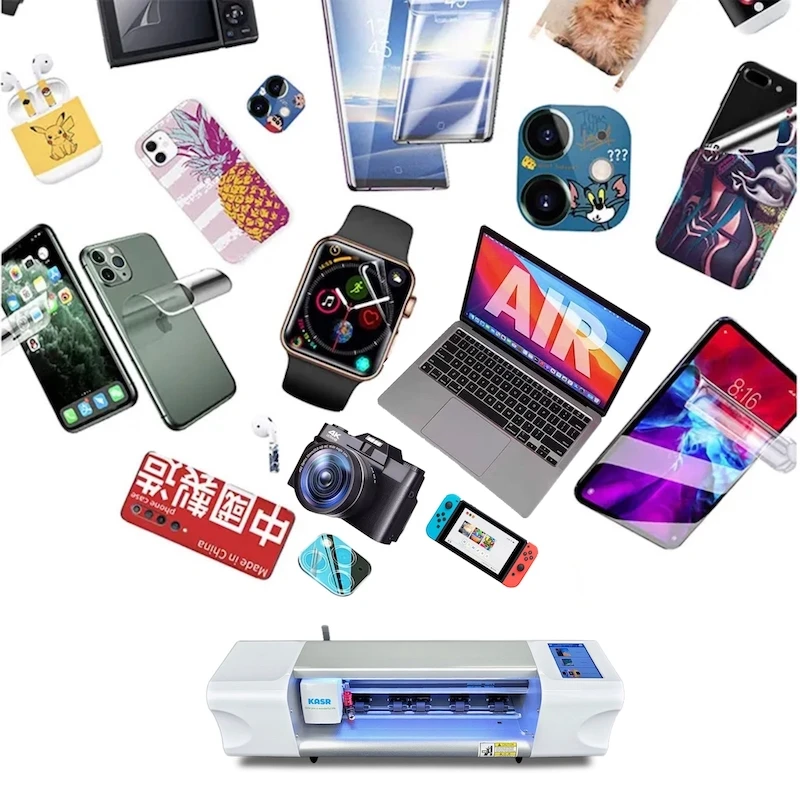 Kasr High Quality Automatic Phone Tablets TPU Hydrogel Film Cut Plotter Screen Protector Cutting Machines