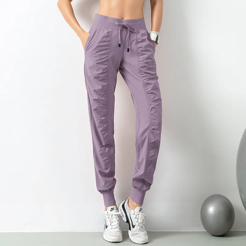 Lulu New Summer Ladies Sports Pants Fitness Pants Fashion Casual Pants