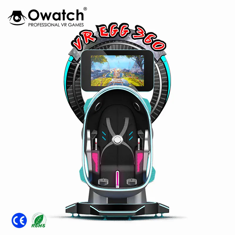 360 Degree Rotation VR Motion Chair 9D Virtual Reality Simulator Fashion Design Indoor Outdoor Shopping Malls Airports PC Metal