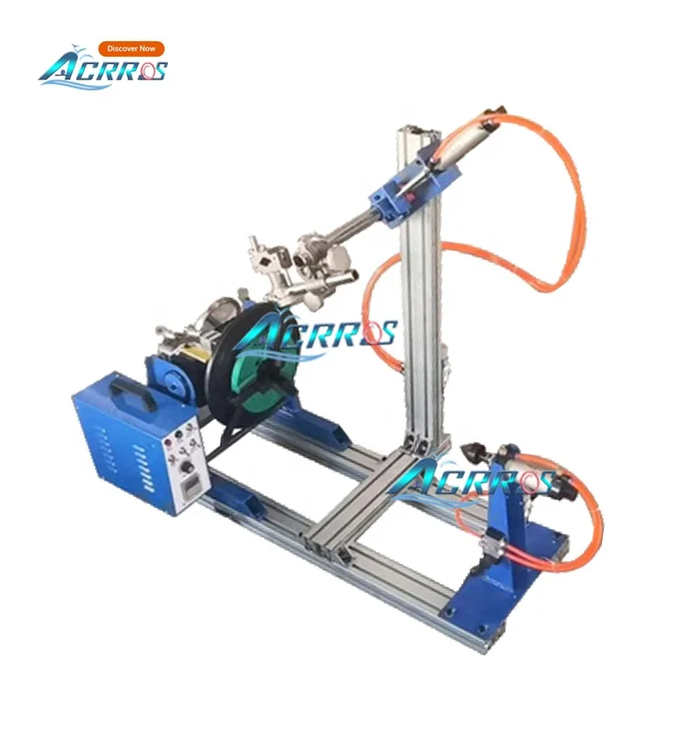 220V Automatically Rotating Table Rotary Pipe Tube Welding Positioner with 200mm Chuck