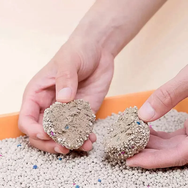 Natural Fragrance Ball Pattern Pet Kitty Cat Litter 10Kg Sustainable Turkey Cat Sand Litter Bentonite Clumping Litter for Cats