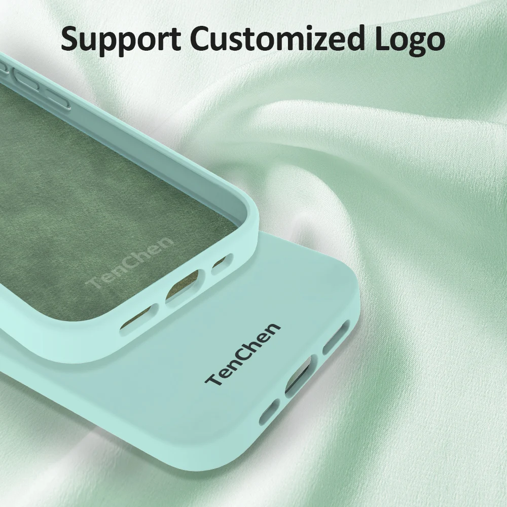 China Factory Directly Offer Liquid Silicon Phone Cover . Silicon case for iPhone  Xiaomi and Huawei Device