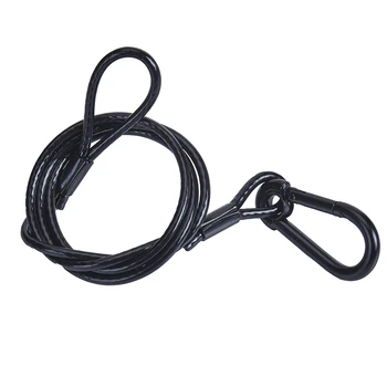 Black 5mm light fixture truss safety cable