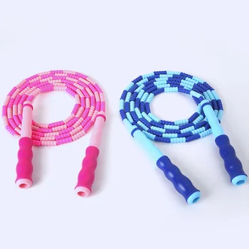 Children's rope skipping primary school special bamboo skipping rope first grade beginners adjustable non-knotted rope