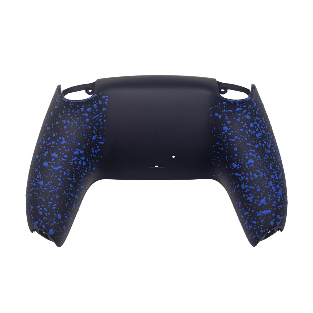 Customized 3D Rubber Splashed Grips With Black Back Shell Replacement for PS5 Controller Rear Case