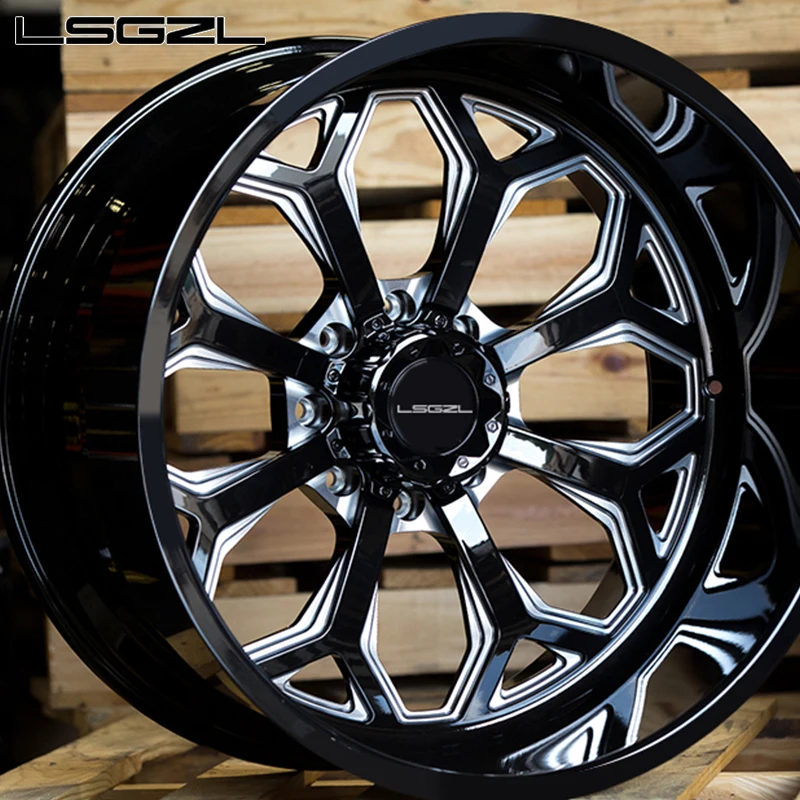 Custom Forged Truck Chrome Polish Dually Wheels 22x12 / 14 24x12 / 14 26x12 / 14 / 16 28x12 / 14 /