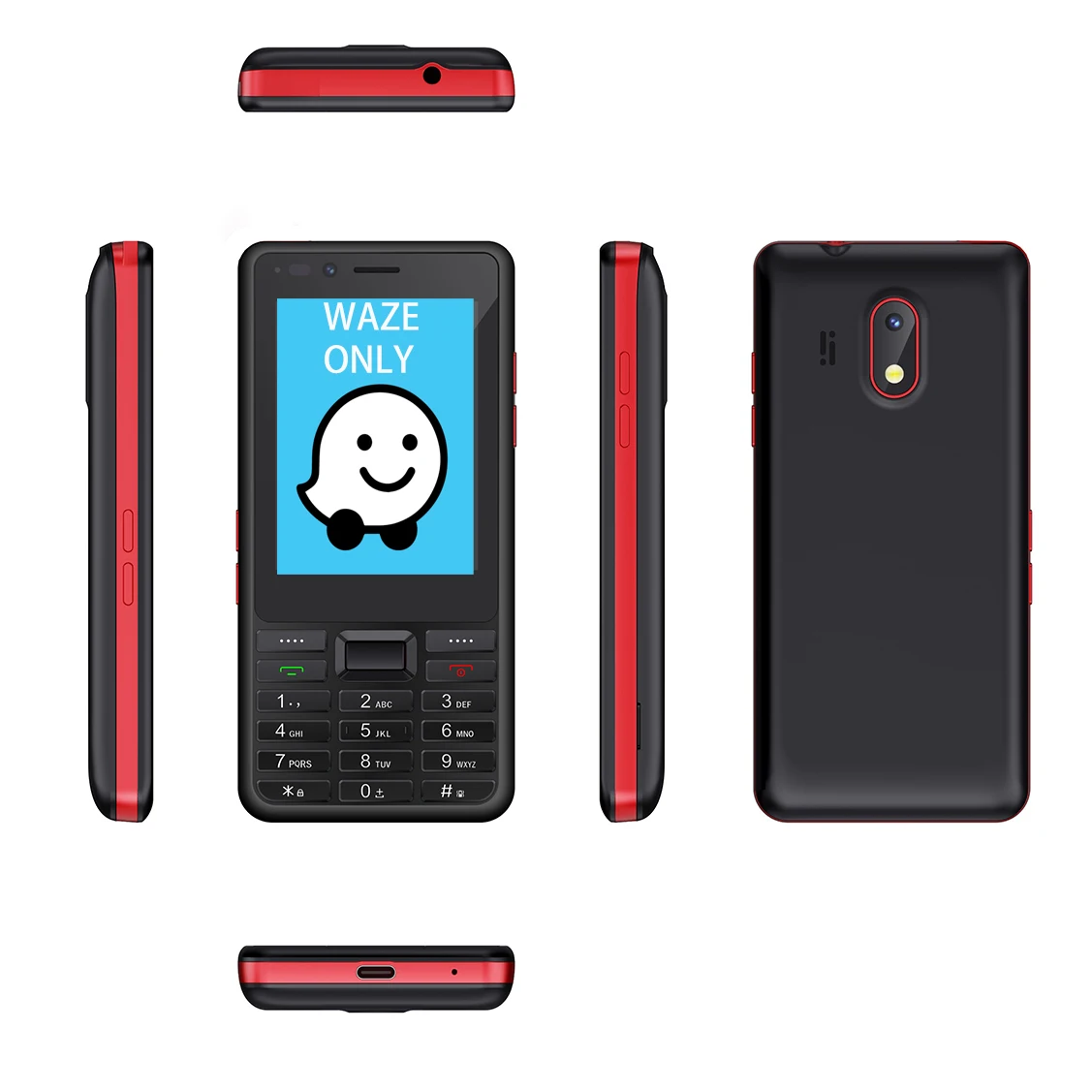 4G LTE Android System Keypad Phone with Button 2GB RAM and 16GB ROM for Facebook WhatsApp for Alibaba on GSM Networks