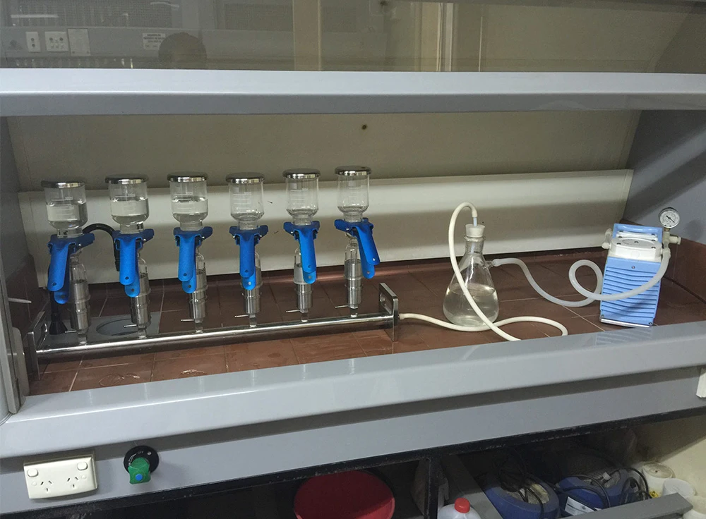 Laboratory Buchner Funnel Vacuum Filtration With Pump Vacuum Filtration
