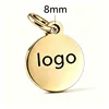 gold 8mm outer hanging