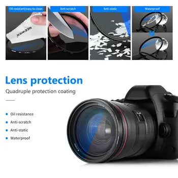 Aluminum Alloy Ultra Slim Frame  Camera   Lens Filter  Ultraviolet Filter NEEWER 77mm MRC UV Protection  Lens Filter detail image