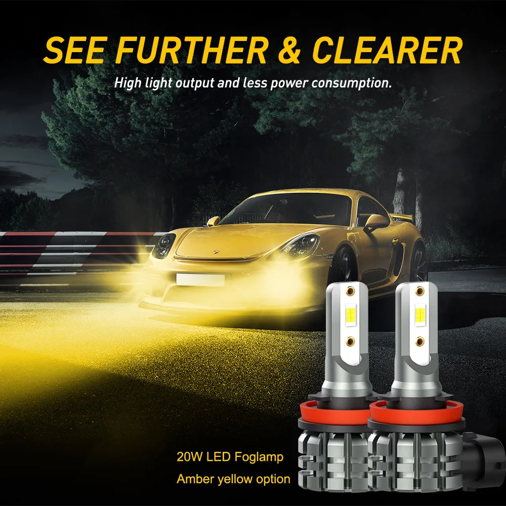 Super Bright Motorcycle Headlights H1 H4 H7 H15 9005 9006 20watts