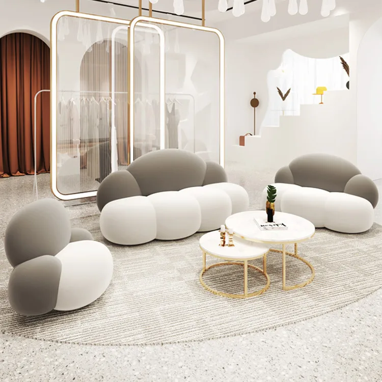 Cloud Shape Sofa Set Creative Morocco Design Soft Furnishings Decoration Sofa Settee Set