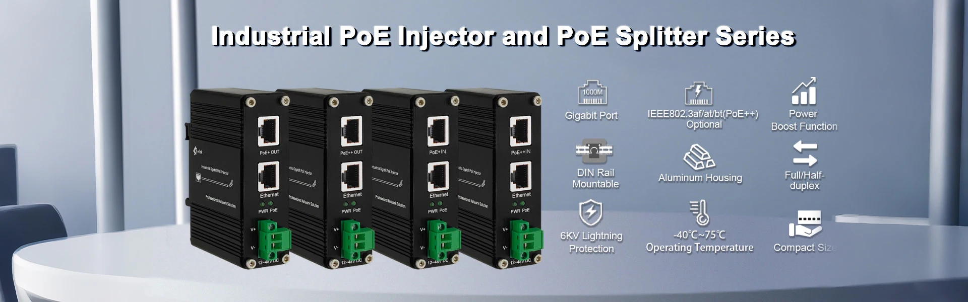 Industrial L2+ 8-Port 10/100/1000T + 4-Port 1G SFP + 2-Port 10G SFP+ Managed Ethernet Switch