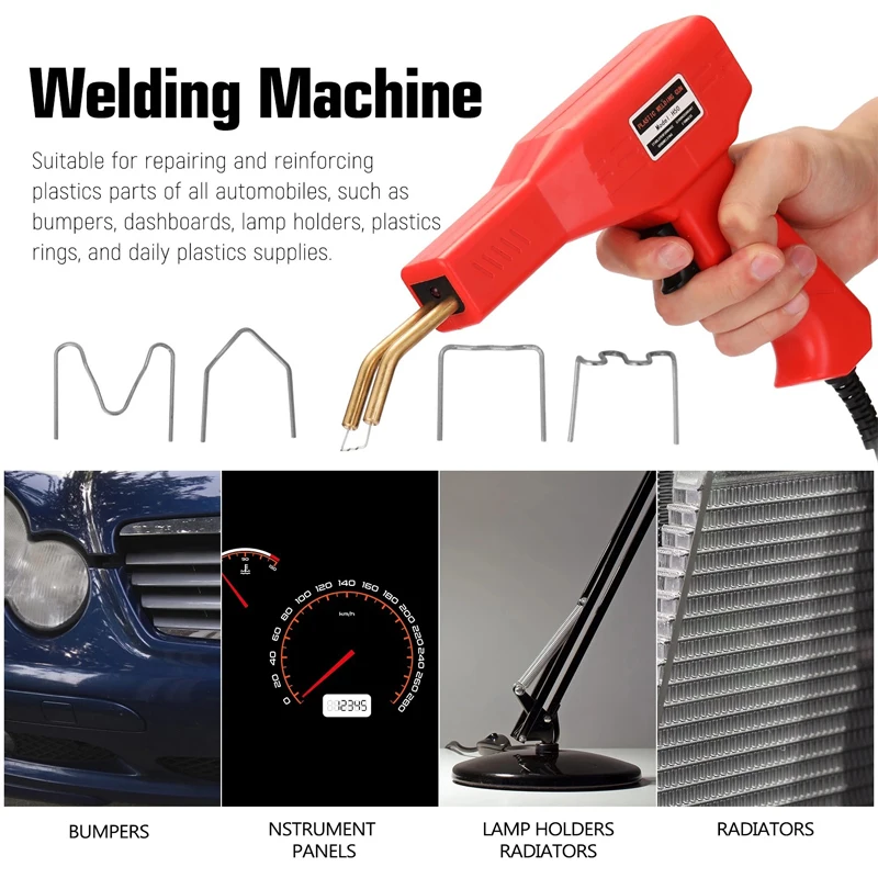 QA1102 Hot Plastic Welding Machine Repairing Tool Car Bumper Repair 110v 220V Portable Welding Machine Bumper Repair Kit