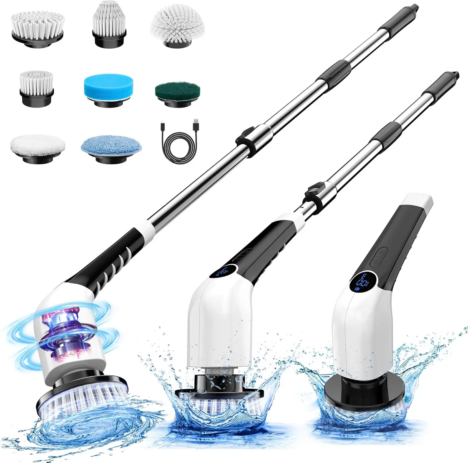 Сменная силиконовая щетка для душа