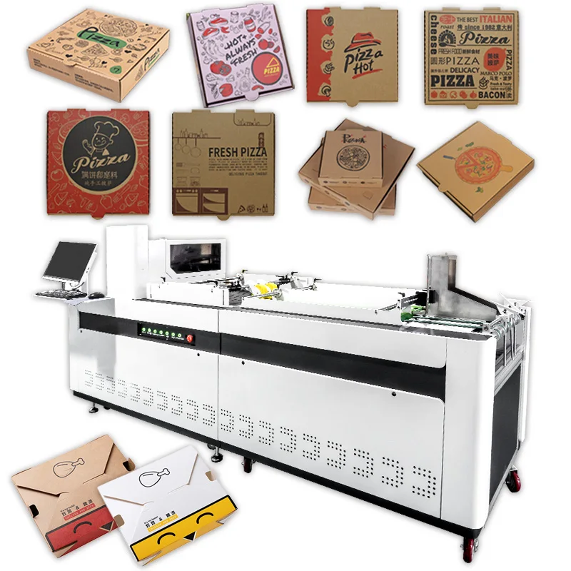Chi Cai Fully Automatic Inkjet Printer Machine Single Pass Carton Printer Napkin Gift Box Kraft Paper Paper Bag Printing Machine