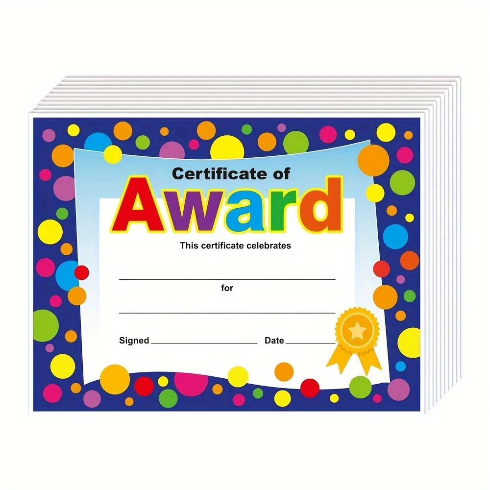 Printable Colorful Classics Certificates Students Back To School ...