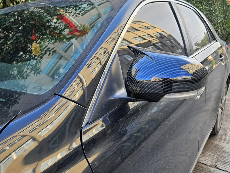 Uxcell Chevrolet Malibu Side Mirror Covers 2016-2021 - Matte Black Replacement Caps Pair