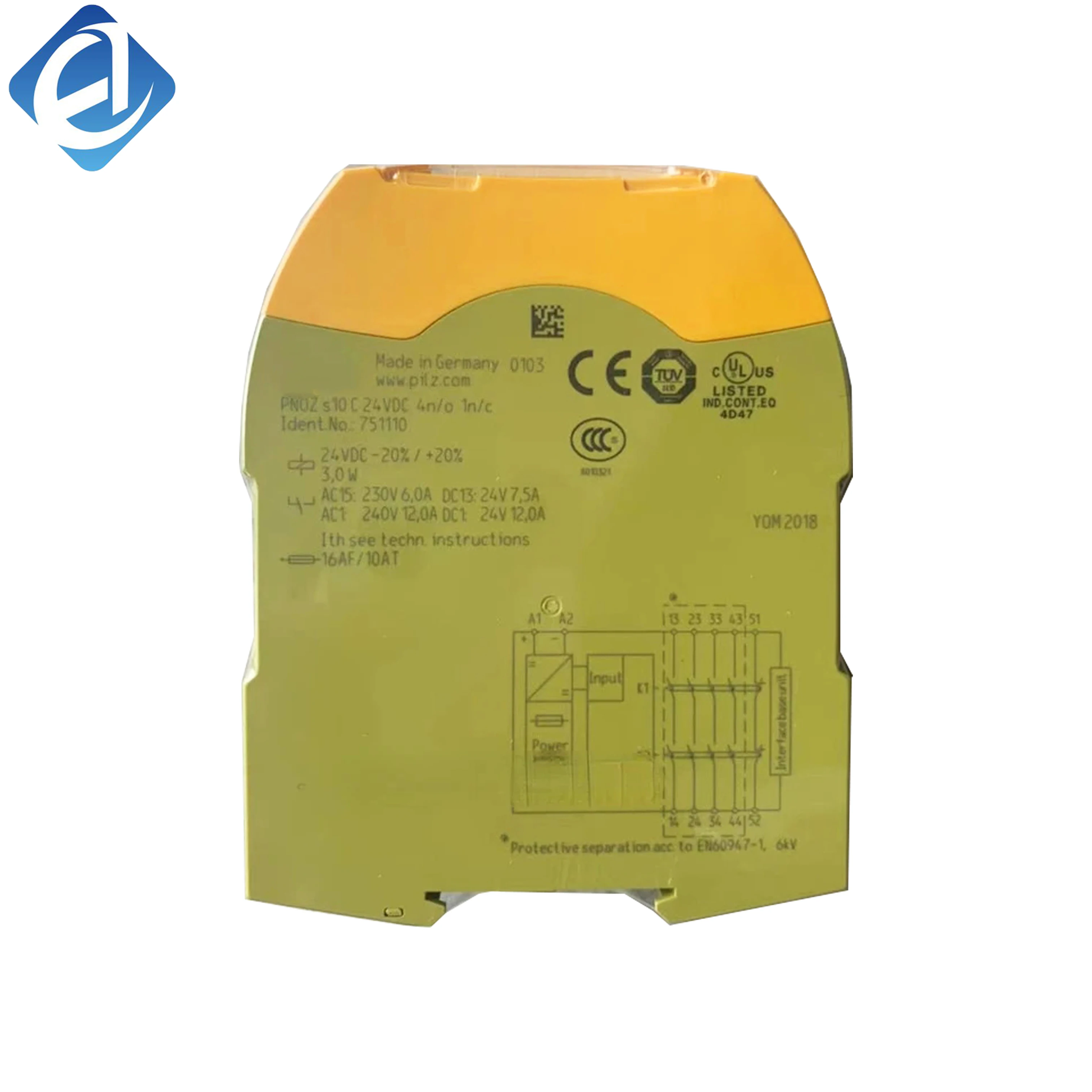 New Original 750110 Industrial Control Module, belonging to industrial automation accessory series, serves for signal processing and logic control in automated machinery and production lines.