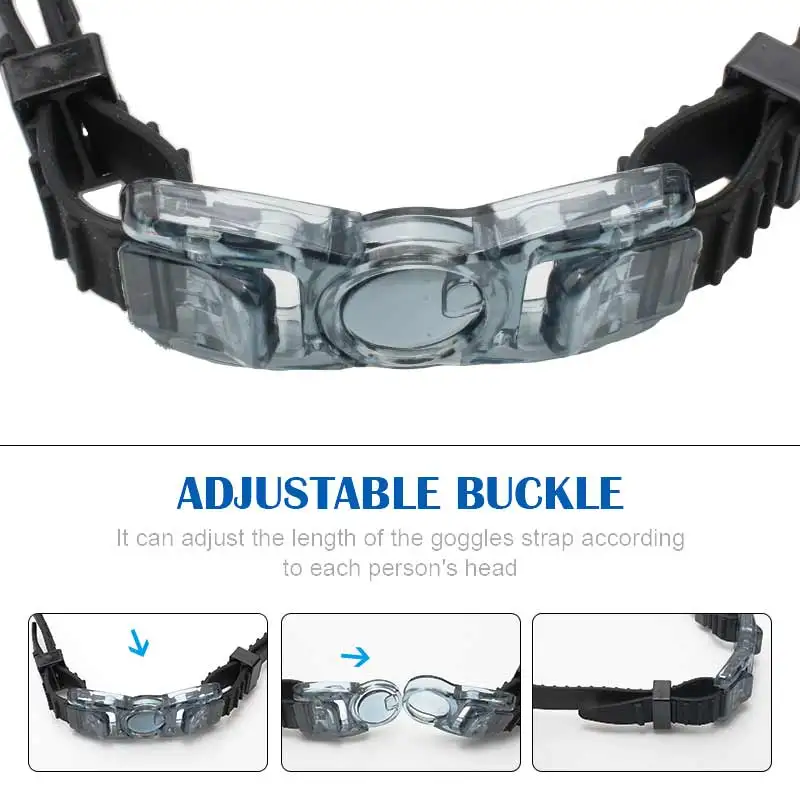HD Anti-Fog Swim Glasses For Adults Smart Swimming Goggles Set With Prescription_voghion.com