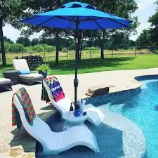 High Back Pool Chairs in Water Pool Lounge Chairs Beach Daybed