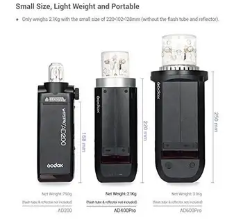 Godox AD400 Pro Ad400pro Godox Professional  Commercial Studio Photo Photography Outdoor Flash  Light detail image
