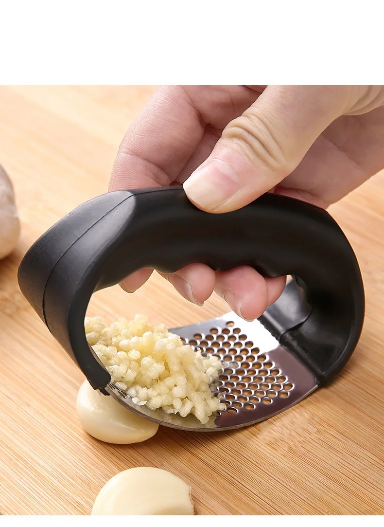Kitchen Accessories Tools Stainless Steel Garlic Press Rocker Gadgets ...